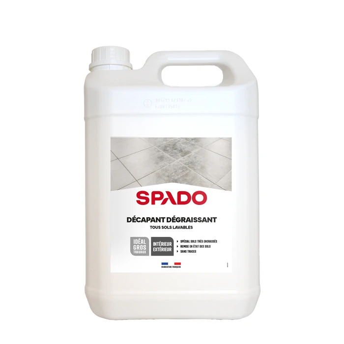 décapant puissant pour surfaces lavables Décapant dégraissant surpuissant Spado