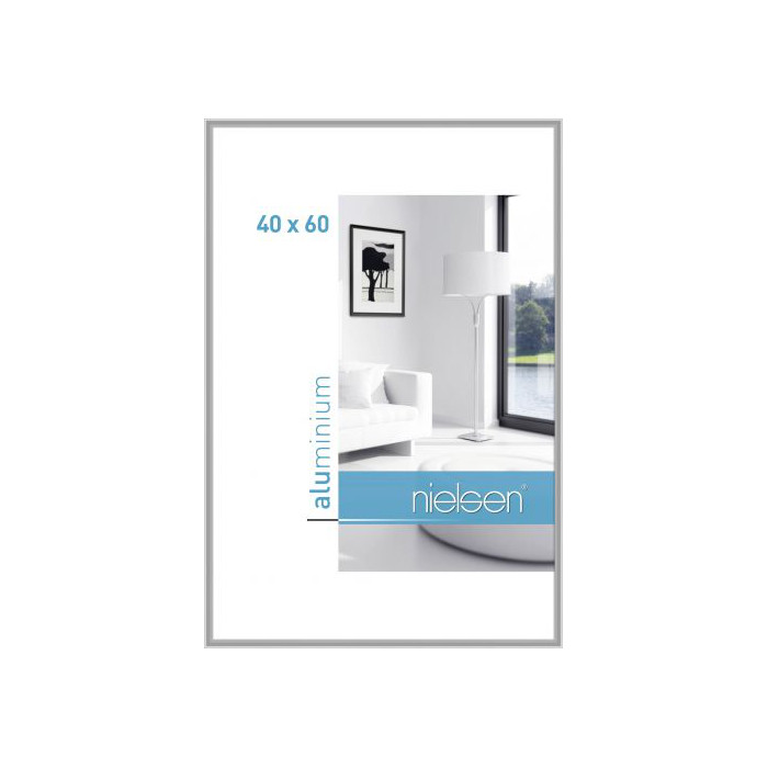 Classic 40X60 argent poli Cadre Nielsen Classic 40x60 cm