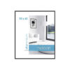 Classic 50X60 noir mat Cadre Nielsen Classic 50x60