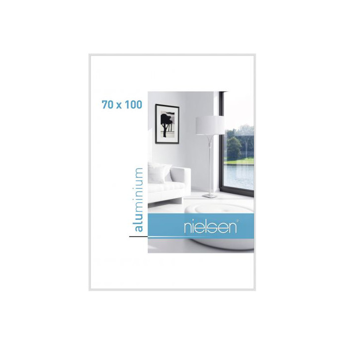 Classic 70X100 blanc brillant Cadre Nielsen Classic 70x100 cm