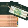 112112_Colour pencil PITT PASTEL tin of 12 Crayon Pitt Pastel boîte métal de 12 pièces Faber Castell