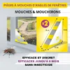 MOUCH13 2 Attrape mouches spécial fenêtre Acto