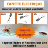 TAPEL1 argument Tapette électrique insectes rampants et volants Acto