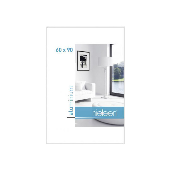 Classic 60X90 blanc brillant Cadre Nielsen Classic 60x90 cm