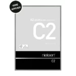 Cadre nielsen C2 acrylique A2 gris mat brossé