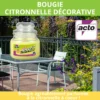 BOUGI6 2 Bougie citronnelle anti-moustique 25 h Acto