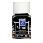 Peinture Vitrail noir couvrant 50 ml Lefranc Bourgeois