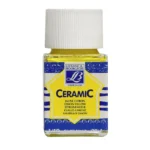 Peinture Céramic jaune citron 50 ml Lefranc Bourgeois