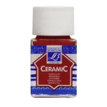 Peinture Céramic vermillon 50 ml Lefranc Bourgeois