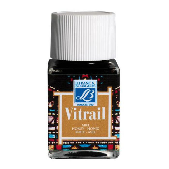 Peinture Vitrail miel 50 ml Lefranc Bourgeois