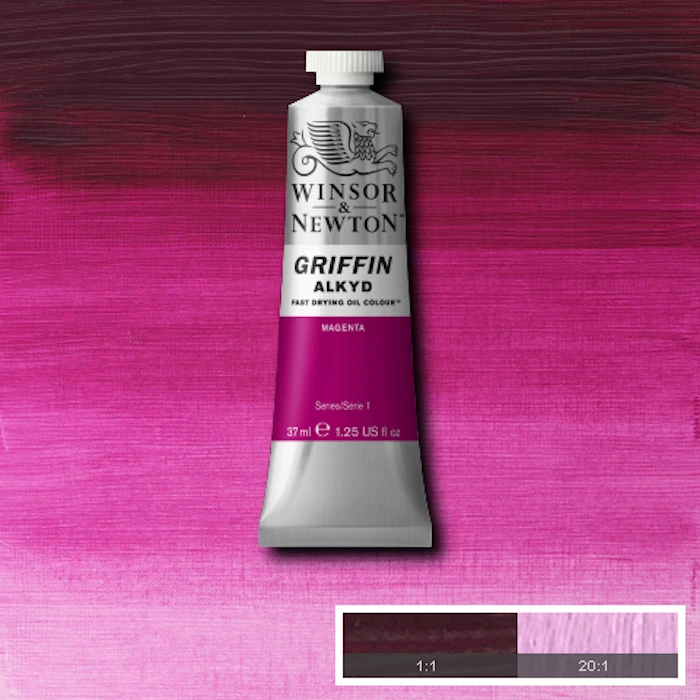 Huile Alkyd Griffin magenta 37ml W&N