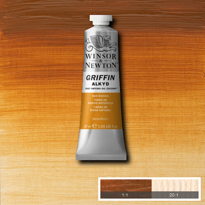 Huile Alkyd Griffin terre de sienne 37ml W&N