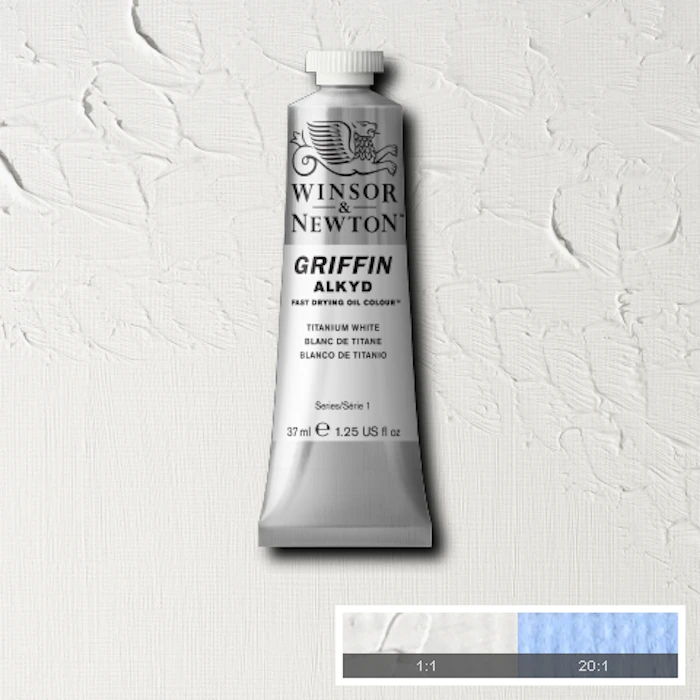 Huile Alkyd Griffin blanc de titane 37ml W&N