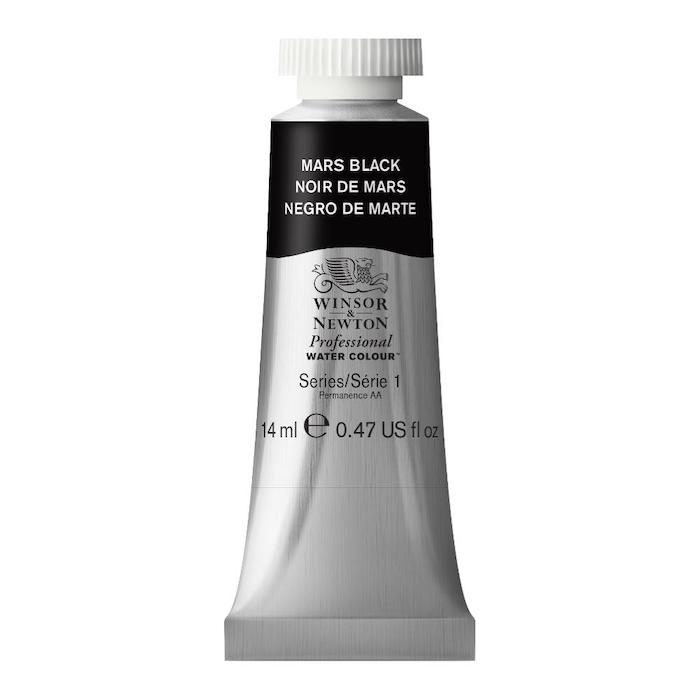 Aquarelle en tube noir de mars 14ml W&N série 1