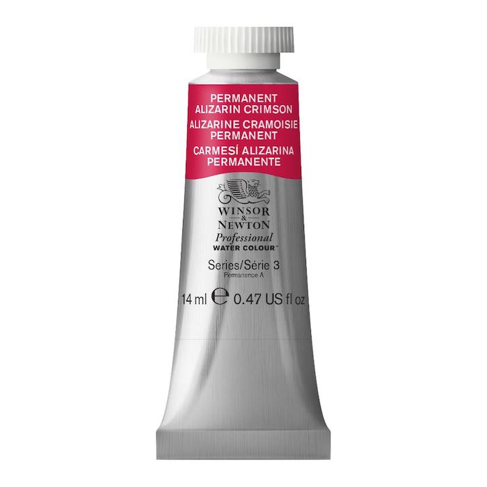 Aquarelle en tube alizarine cramoisie permanent 14ml W&N série 3