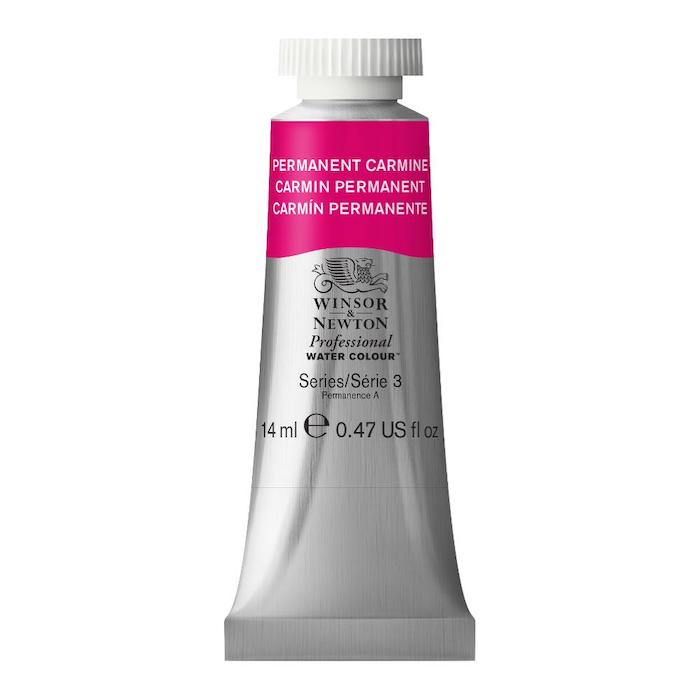 Aquarelle en tube carmin permanent 14ml W&N série 3