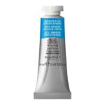 Aquarelle en tube bleu winsor vert 14ml W&N série 1
