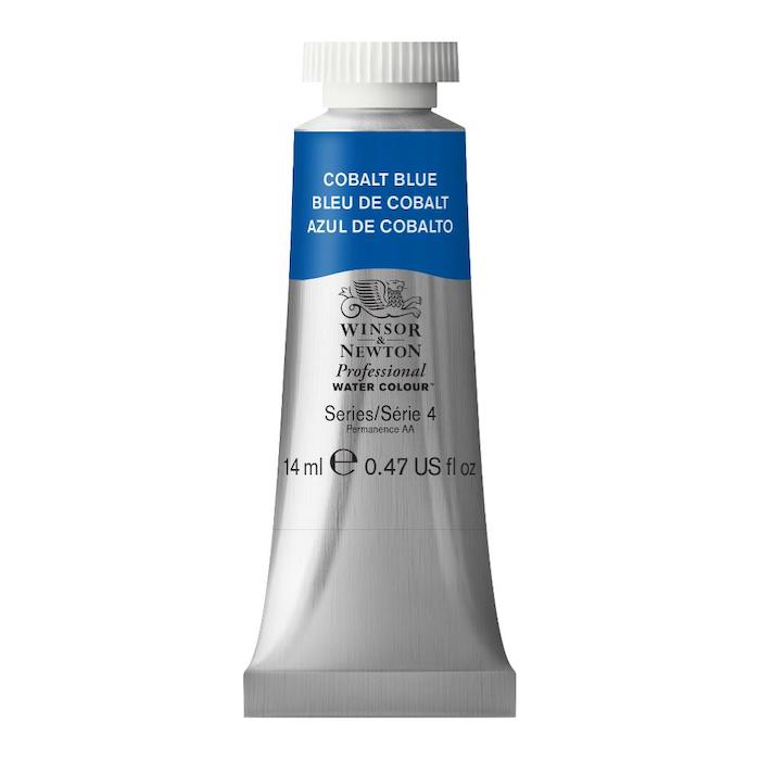 Aquarelle en tube bleu de cobalt 14ml W&N série 4
