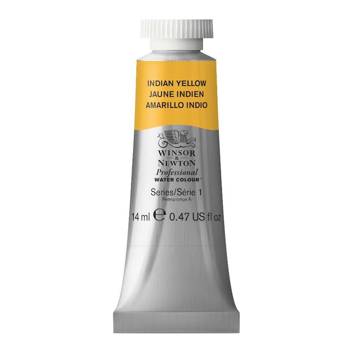 Aquarelle en tube jaune indien 14ml W&N série 1