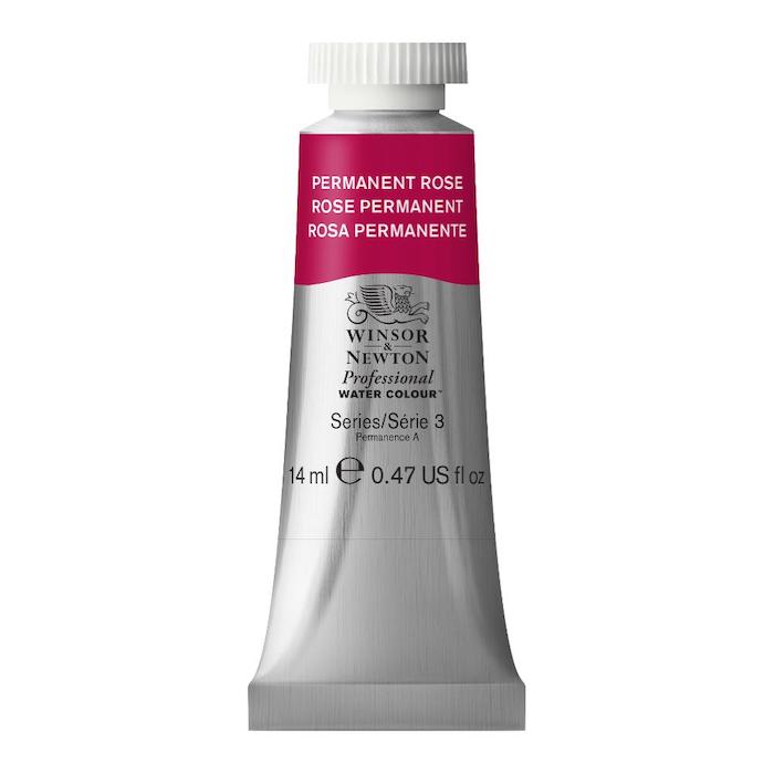 Aquarelle en tube rose permanent 14ml W&N série 3