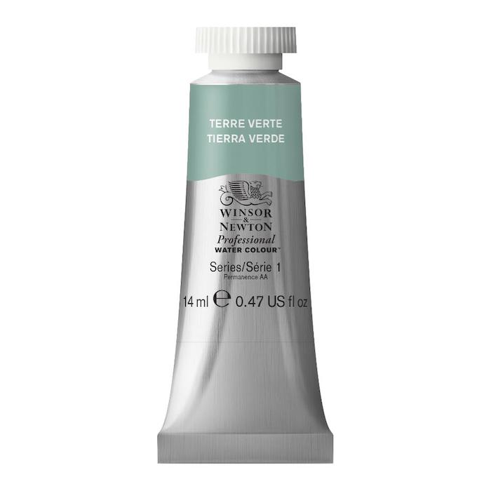 Aquarelle en tube terre verte 14ml W&N série 1