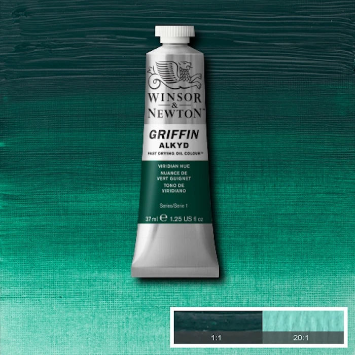 Huile Alkyd Griffin vert guignet 37ml W&N