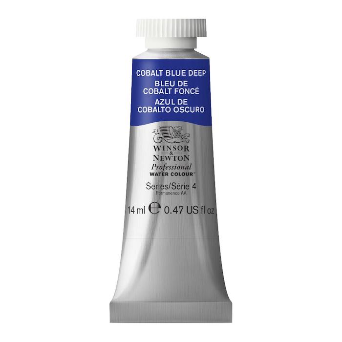 Aquarelle en tube bleu cobalt foncé 14ml W&N série 4