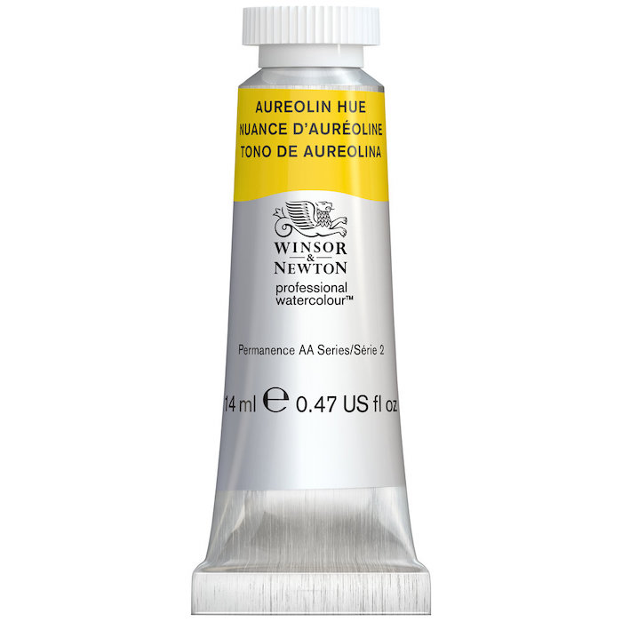 Aquarelle en tube aureoline 14ml W&N série 2