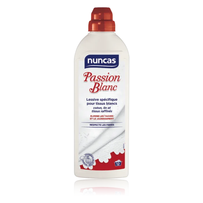 Lessive spécifique pour tissus blancs Passion Blanc Nuncas 750 ml