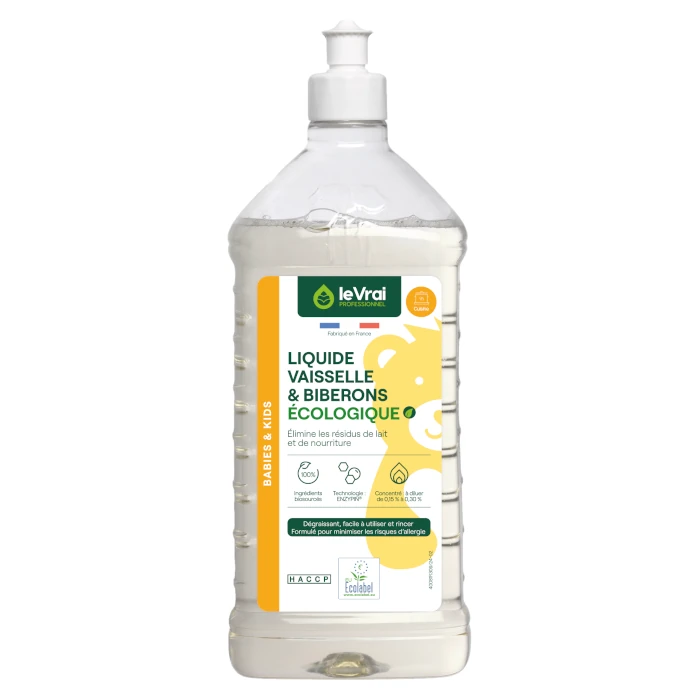 Liquide Vaisselle & Biberons Ecologique Enfant 1L