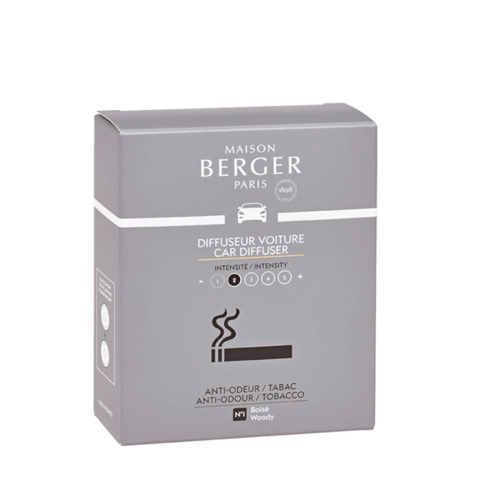 Recharge x2 diffuseur voiture Berger Anti-Tabac