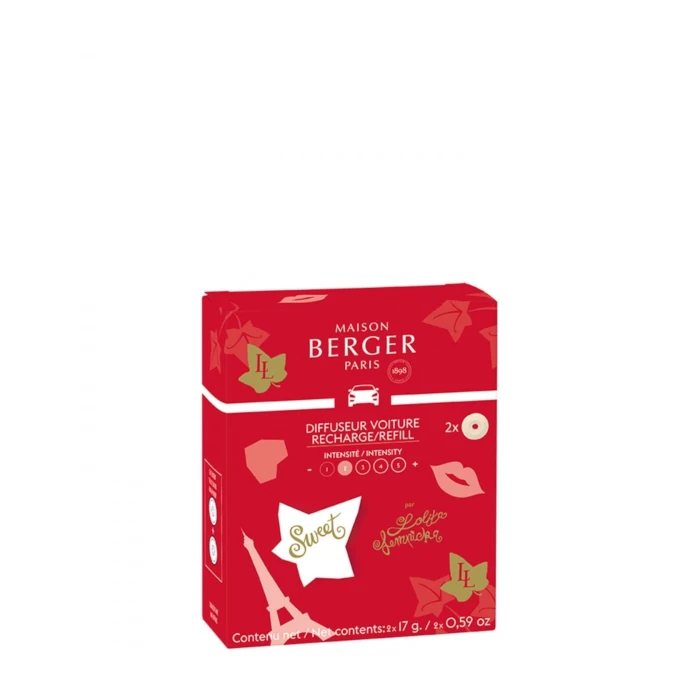 Recharge x2 diffuseur voiture Berger Sweet Lolita Lempicka